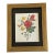 Vintage Floral Chromolithograph in Gold Frame Reproduction For Sale