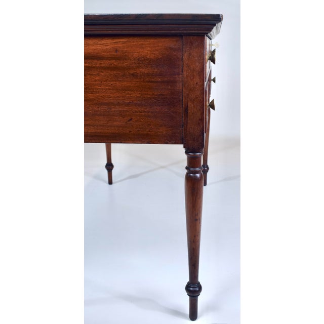 Antique Regency Mahogany Writing Desk For Sale - Image 12 of 14