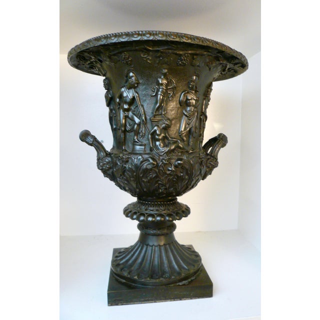 Late 19th Century 19th Century Grand Tour Bronze Model of the Medici Vase, or Urn For Sale - Image 5 of 12