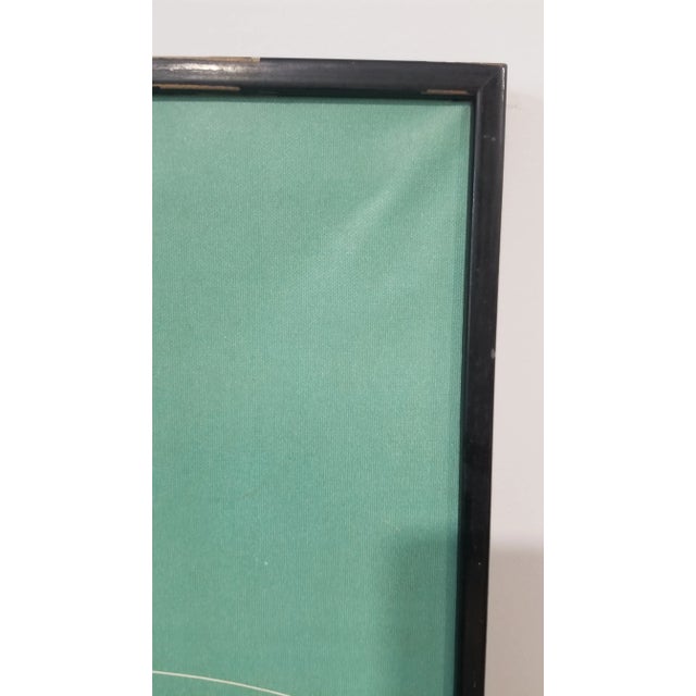 Mid 20th Century "Anhinga" Offset Lithograph by Charley Harper, Framed For Sale - Image 10 of 11