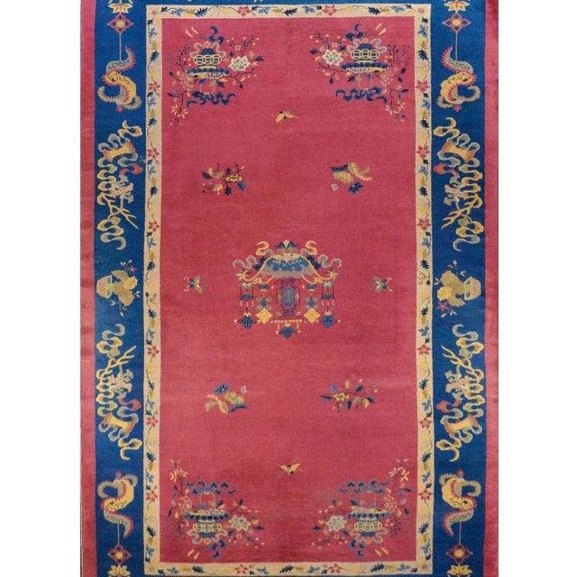 Chinese Art Deco Rug For Sale - Image 4 of 11