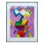 1990s Contemporary Signed Colorful Abstract Lithograph For Sale