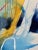 "The Joy of Chance" Original Modern Abstract Painting in Blue and Green by Michele Zuzalek For Sale - Image 4 of 5