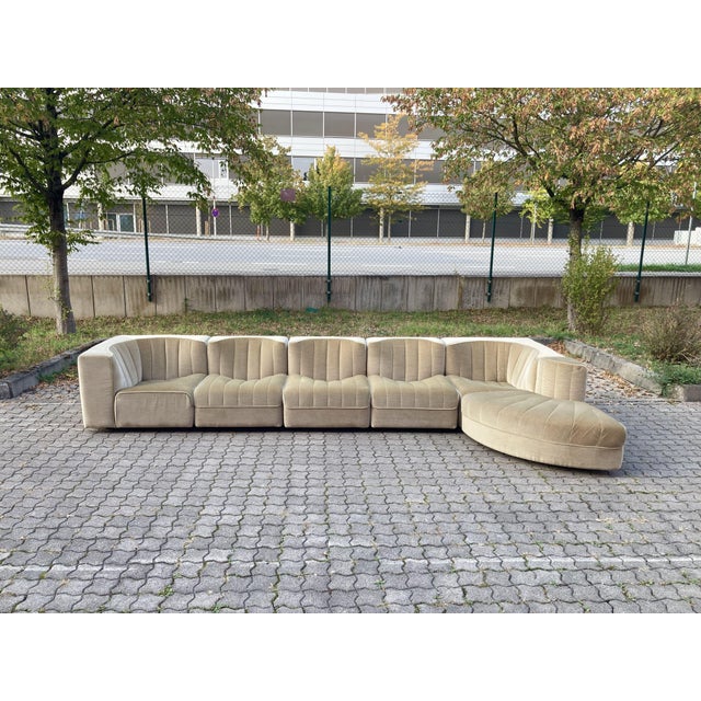Vintage Model 9000 Modular Sofa by Tito Agnoli for Arflex, 1969, Set of 6 For Sale - Image 3 of 18