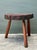 Vintage Wood Slab Side Table For Sale - Image 10 of 12
