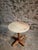 Vintage French Marble Bistro Table in Walnut, 1930s For Sale - Image 13 of 18