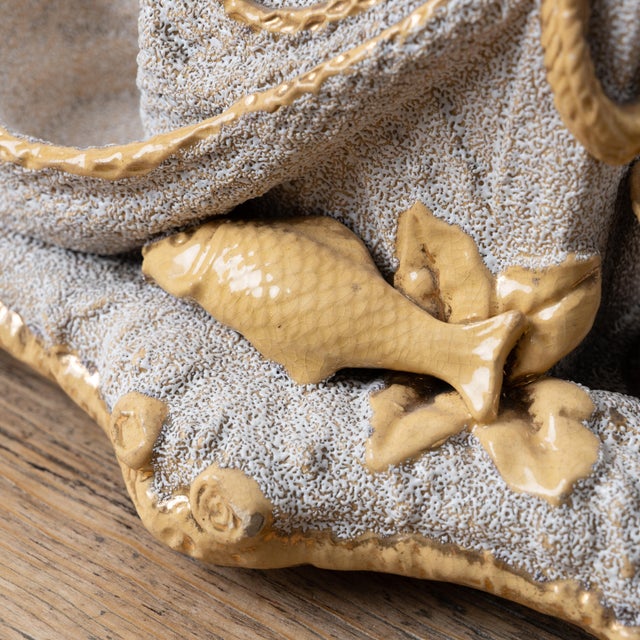 19th Century Nautical Yellowware Smoking Stand, Germany, 19th Century For Sale - Image 5 of 10