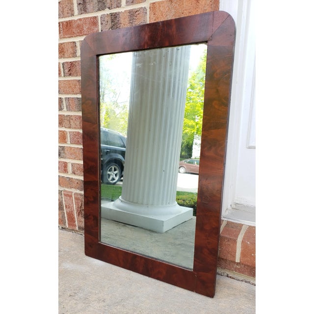 Absolutely gorgeous flame mahogany Louis Phillipe wall mirror. Very good antique condition. Mirror shows some signs of...