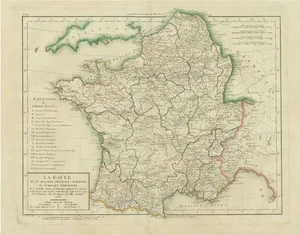 Map of Ancient Gaul snd Roman Provinces, 1802