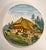 Set of Two Vintage Cico Germany Majolica Mountain Chalet Cottage Wall Plates Aprox. dimensions: 13" diameter Good vintage...