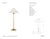 Amber Lewis by Visual Comfort Signature Soren 23" Table Lamp in Hand-Rubbed Antique Brass with Silk Pleated Shade...
