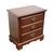 Broyhill Broyhill Furniture Cherry Early American Traditional Style 24" Two Drawer Nightstand 234-6597-92 For Sale - Image 4 of 13