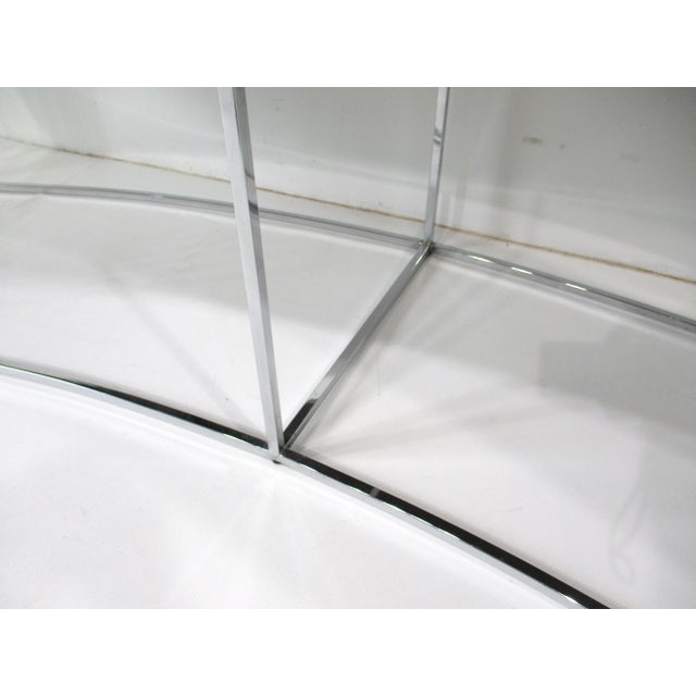 Milo Baughman Rosewood Chrome Sofa Table for Thayer Coggin For Sale In Cincinnati - Image 6 of 11