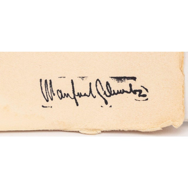 Mid 20th Century Manfred Schwartz "Frog at Etretat" Lithograph For Sale - Image 5 of 6