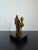Abstract Modern Abstract Geometric Bronze Sculpture on Black Granite Base, Brazil 1980s For Sale - Image 3 of 12