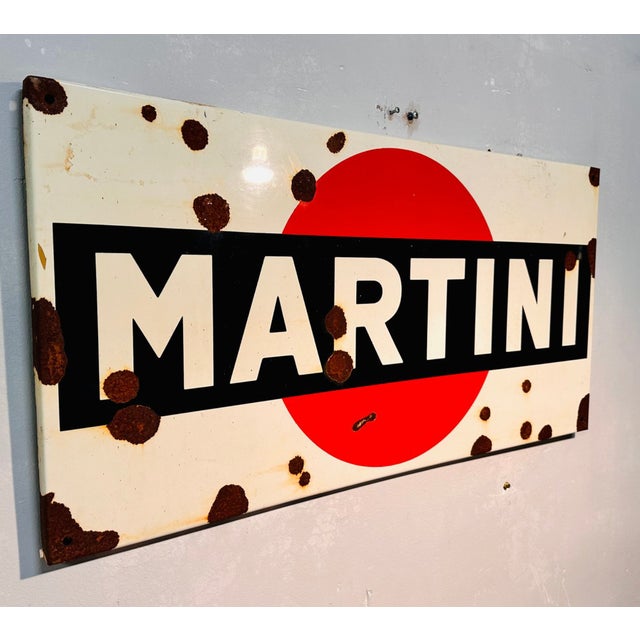 Vintage Martini Sign, 1950s For Sale - Image 4 of 4