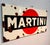 Vintage Martini Sign, 1950s For Sale - Image 4 of 4