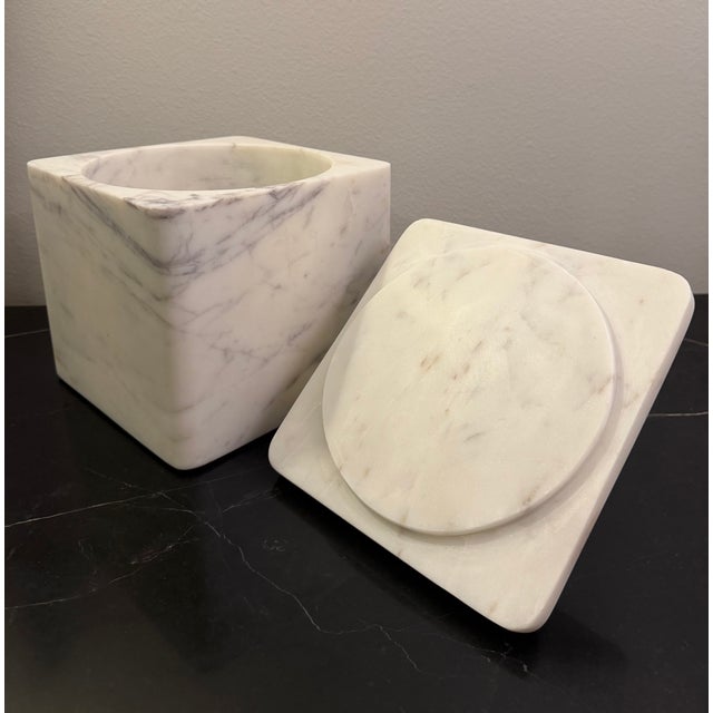 La Boite Solid Marble Box by Citizen Artist for Global Views For Sale In Dallas - Image 6 of 9
