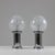 Table Lamps in Chrome and Glass, 1960s, Set of 2 For Sale - Image 13 of 13