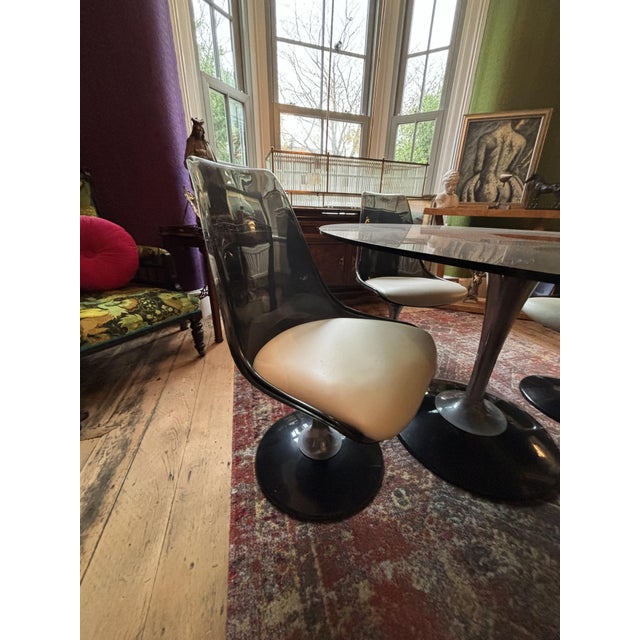 Space Age Dining Set from Chromcraft, 1970s, Set of 5 For Sale - Image 3 of 5