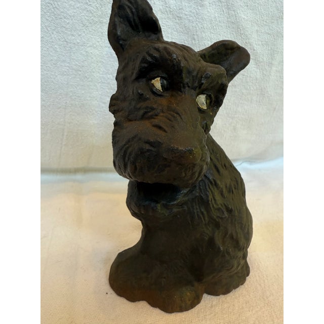 Onyx 1940s Cast Iron Scotty Dog For Sale - Image 8 of 12