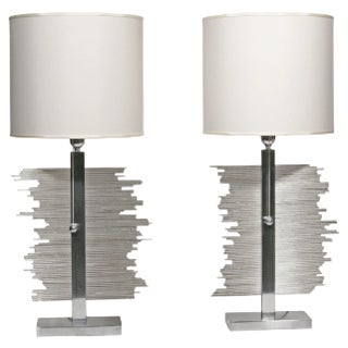 Italian Table Lights, 1970s, Set of 2 For Sale