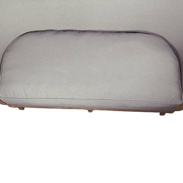 2000 - 2009 Ballard Designs Louis XV Style French Rococo Settee Loveseat 59" For Sale - Image 5 of 15