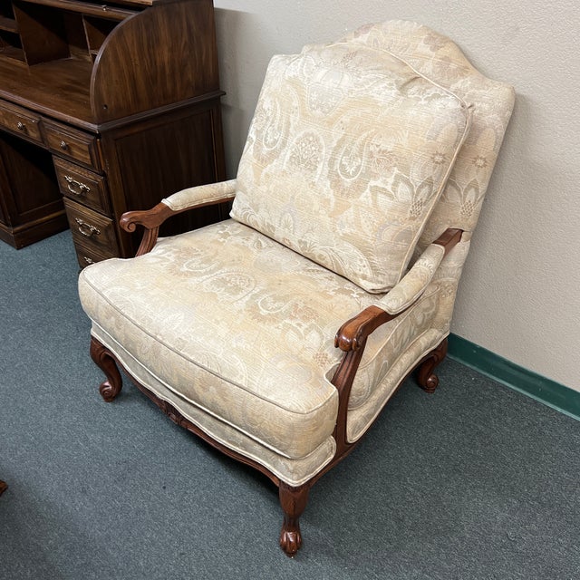Ethan Allen Custom Harris Bergere Chair Chairish