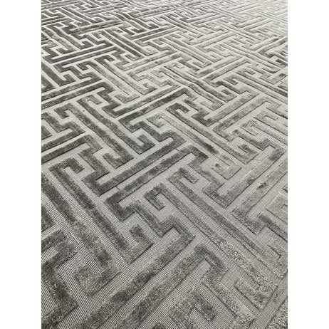 Handloom Modern Design Rug. 8'10" X 12'2" For Sale - Image 4 of 4