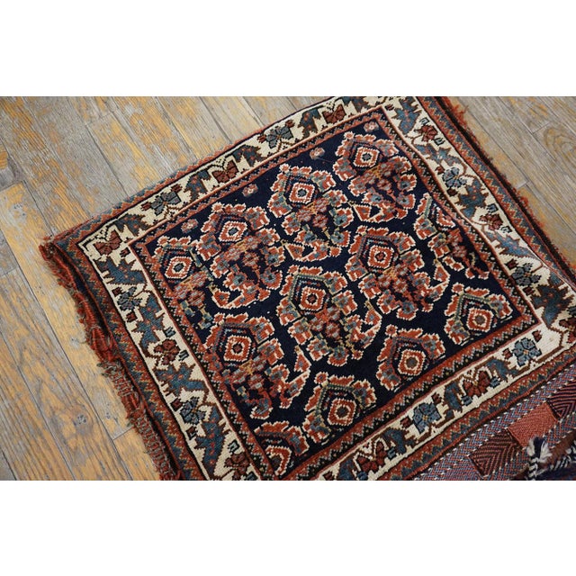 Late 19th Century S. Persian Afshar Saddle Bag Carpet ( 2' x 4'2" - 61 x 127 )