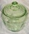 Traditional 1940s Anchor Hocking Vaseline Glass Ginger Jar For Sale - Image 3 of 7