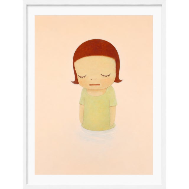 Yoshitomo Nara, in the Milky Lake / Thinking One, Postcard For Sale