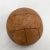 Vintage Brown Leather Medicine Ball, 1930s For Sale - Image 6 of 7