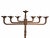 Early 20th Century Antique Early 20th Century Gothic Revival Wrought Iron Candle Holder For Sale - Image 5 of 9