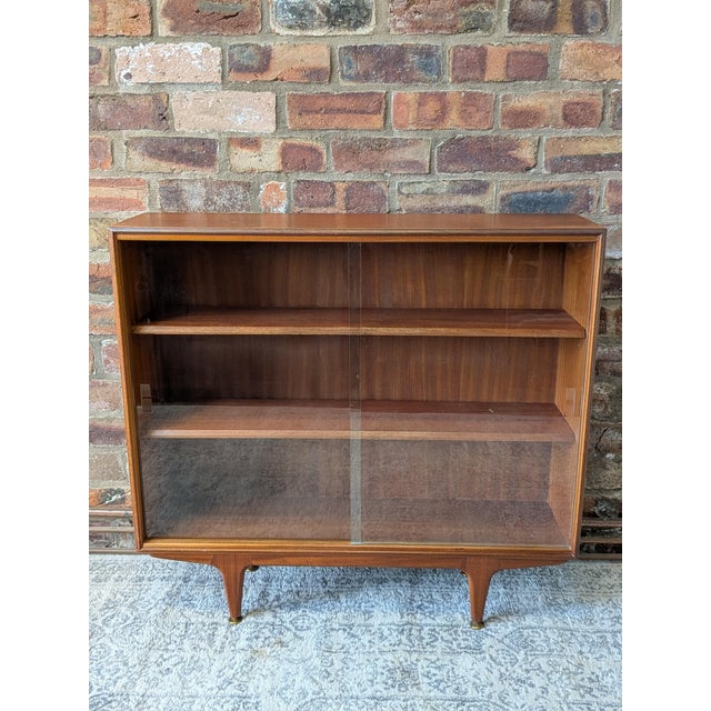 Wood Mid-Century Modern Teak Glazed Display Cabinet by A.H. McIntosh, 1960s For Sale - Image 7 of 12