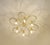 Metal Vintage Brass Ceiling Lamp, 1970s For Sale - Image 7 of 9