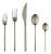 Mepra Due 5-Piece Flatware Set, Ice Champagne For Sale