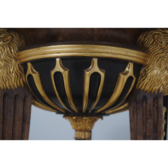 Italian Vintage Pietra Dura Marble Round Table For Sale - Image 11 of 15
