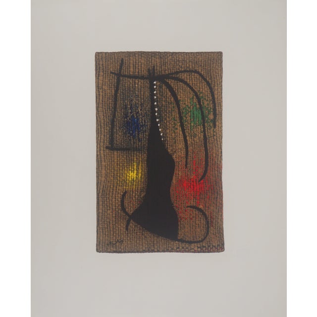 Joan Miró (1893-1983) Woman with a Rainbow Color lithograph after a painting by the artist Signed in the plate On wove...