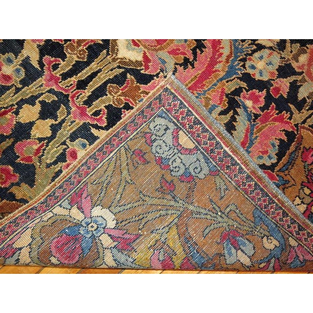 Early 20th Century Antique Persian Isfahan Rug - 4'9" x 6'9" For Sale - Image 5 of 12