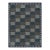 Rug & Kilim’s Scandinavian Rug in Blue and Brown Geometric Patterns For Sale