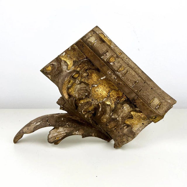 Antique Gilt Wood Carving For Sale - Image 11 of 11