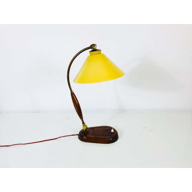 Art Deco Wooden Table Lamp, Germany, 1940s Chairish