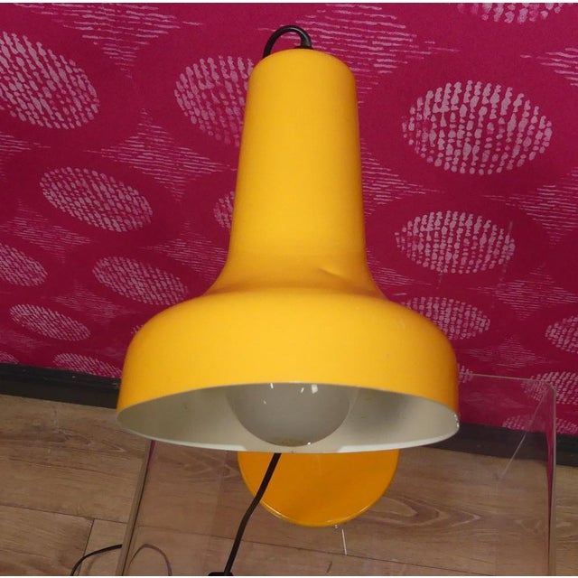 Space Age Desk Lamp with Yellow Ball Joint, 1970s For Sale - Image 6 of 12