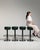 1970s Set of Four Bar Stools with Wrought Iron Bases For Sale - Image 13 of 16