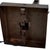 Black Art Deco Opaline Glass Wall Lamp with Chrome-Plated Mount from Gispen For Sale - Image 8 of 9
