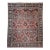 Antique Persian Mahal Sultanabad Rug, Hand-Knotted Wool, Geometric Pattern, 11x13, Red & Navy For Sale