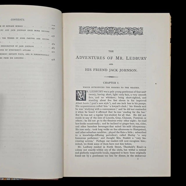 Antique Book, Adventures of Mr Ledbury, Albert Smith, Novel, Literature, c.1886 For Sale - Image 4 of 12