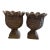 Wicker Footed Coupes Jardiniere, Pair For Sale