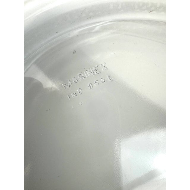 Vintage Silverplate Casserole Holder With Pyrex Insert and Pierced Gallery For Sale - Image 15 of 16